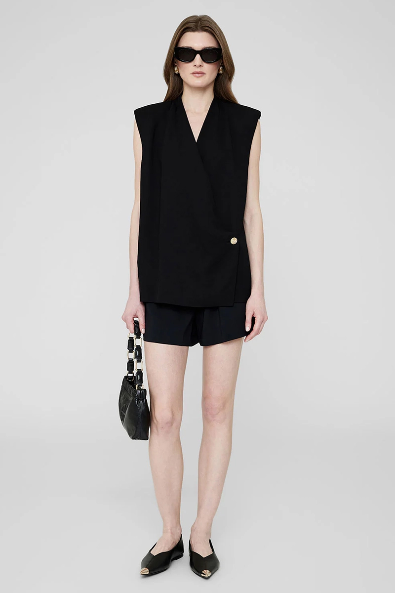 Dames top zwart