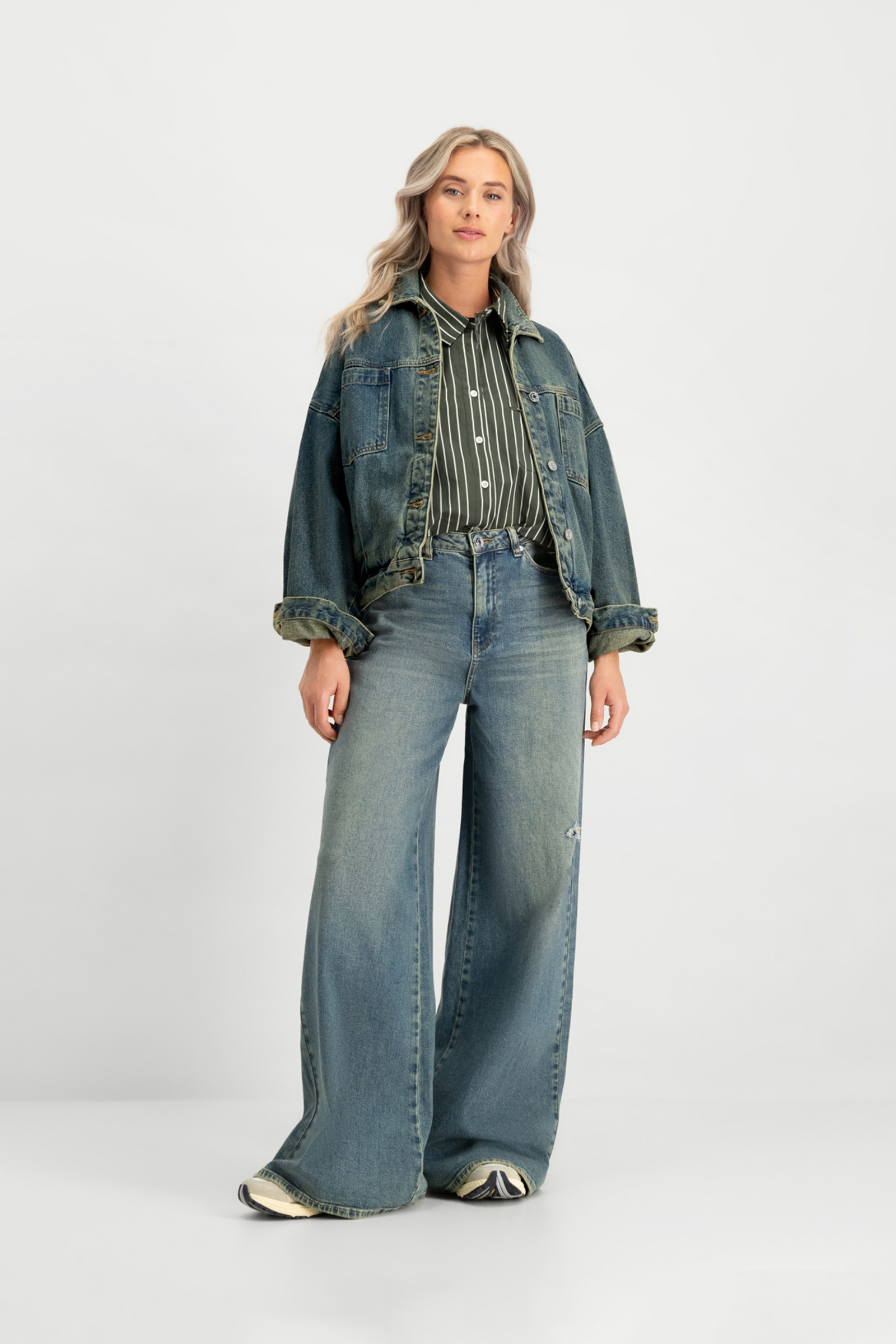 Dames jeans blauw
