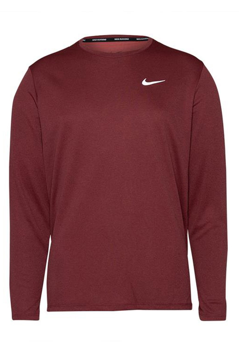 Nike Nike Dri-fit Uv Miler Men's Long-sl Rood 1