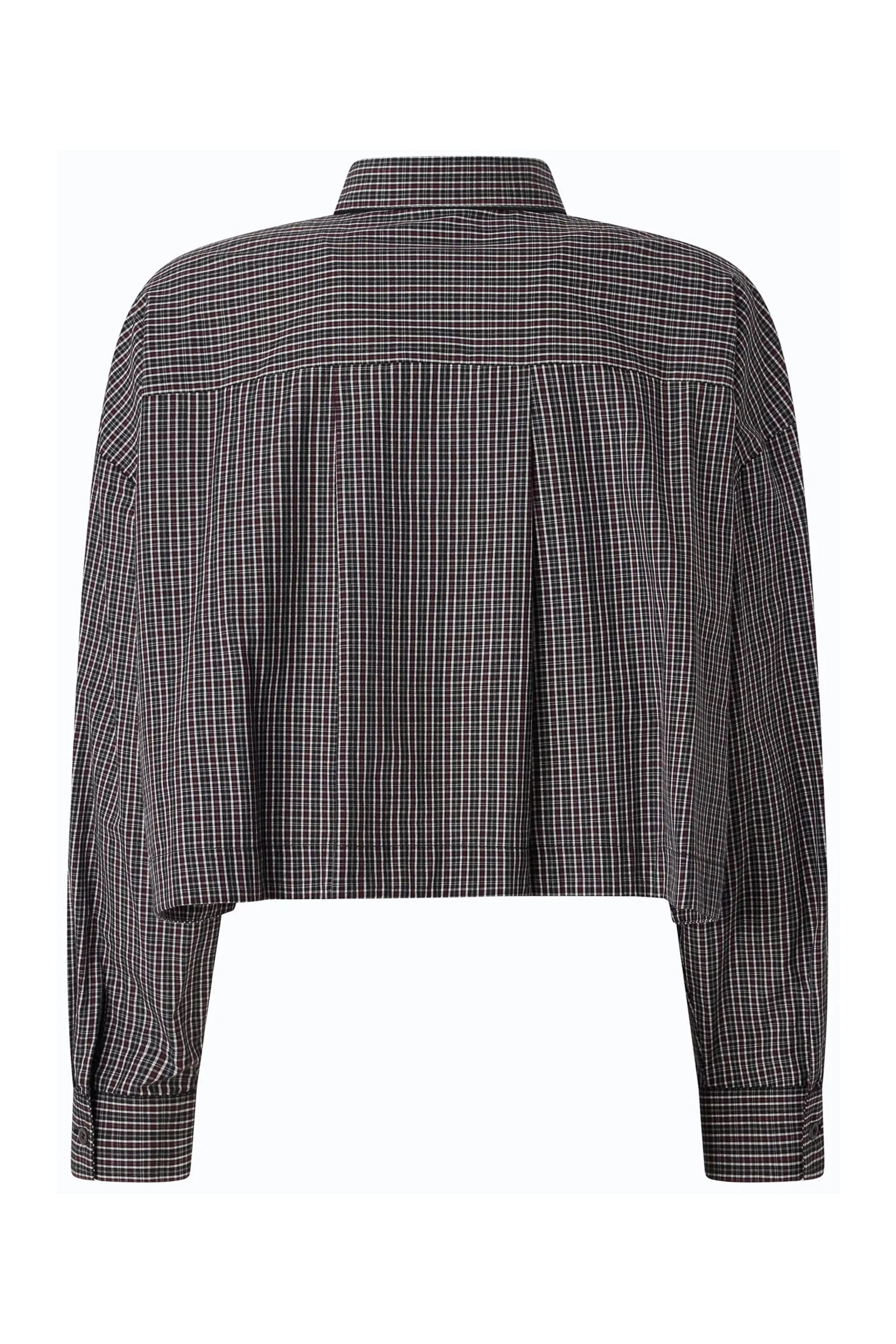 Dames blouse lange mouw zwart