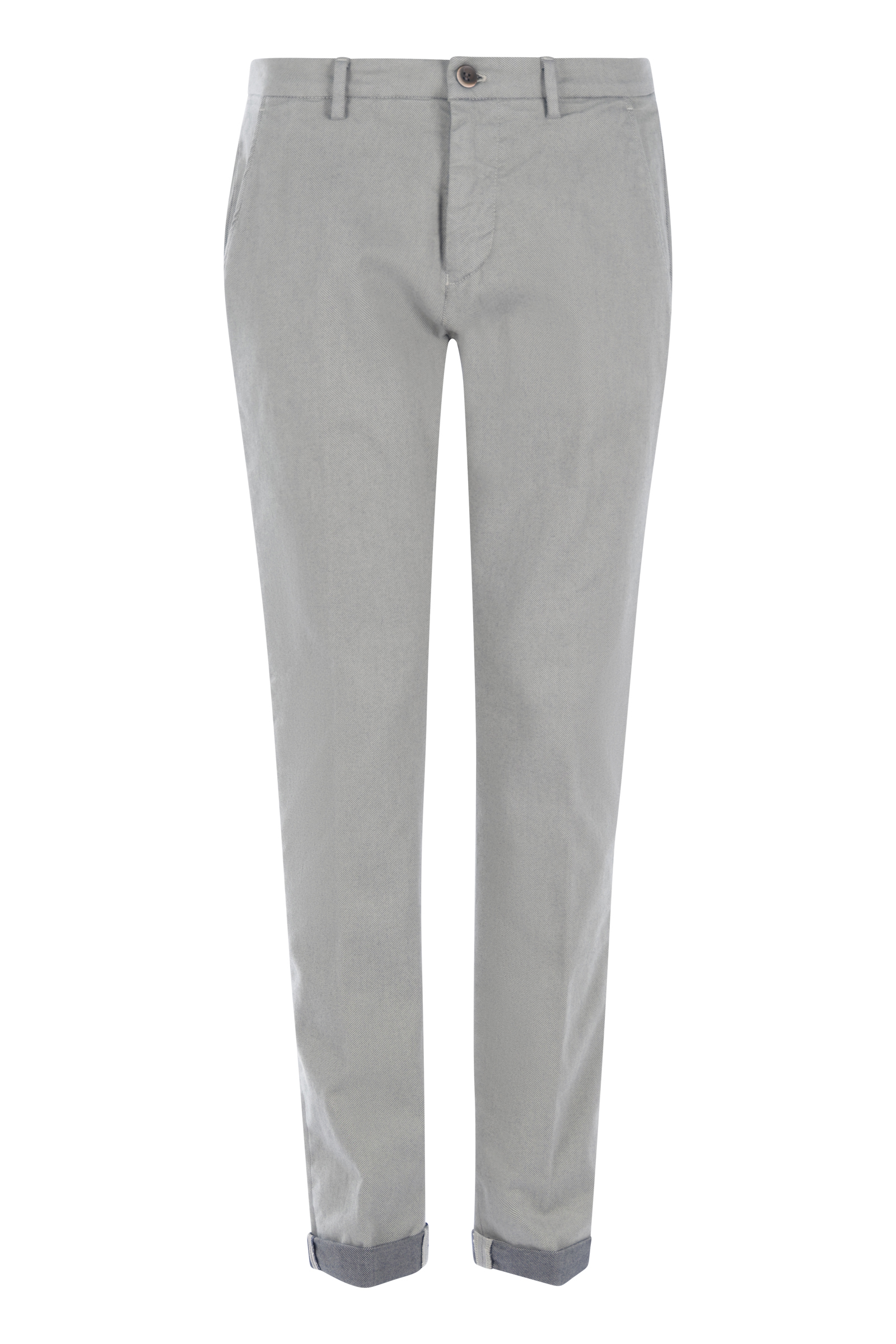 Heren chino grijs