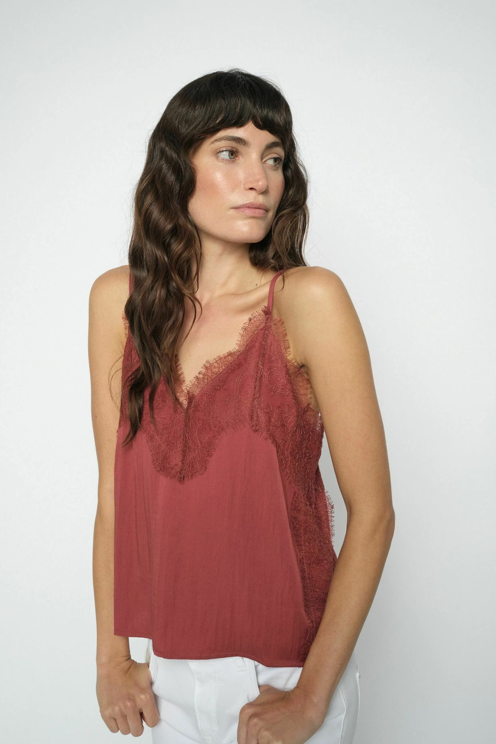 Dames top rood