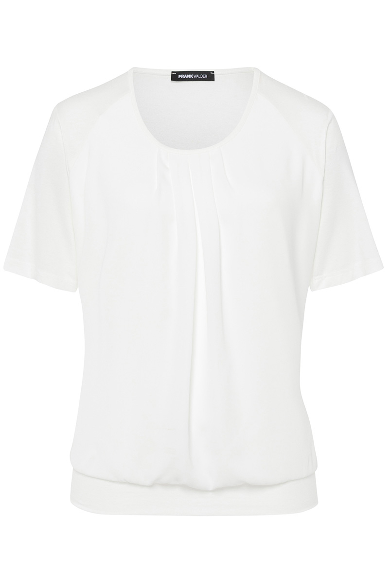 Dames t-shirt korte mouw wit