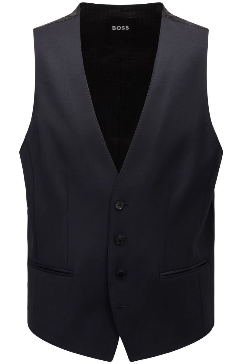 Boss Black H-Huge-Vest-B1 10236006 01 Blauw-1 1