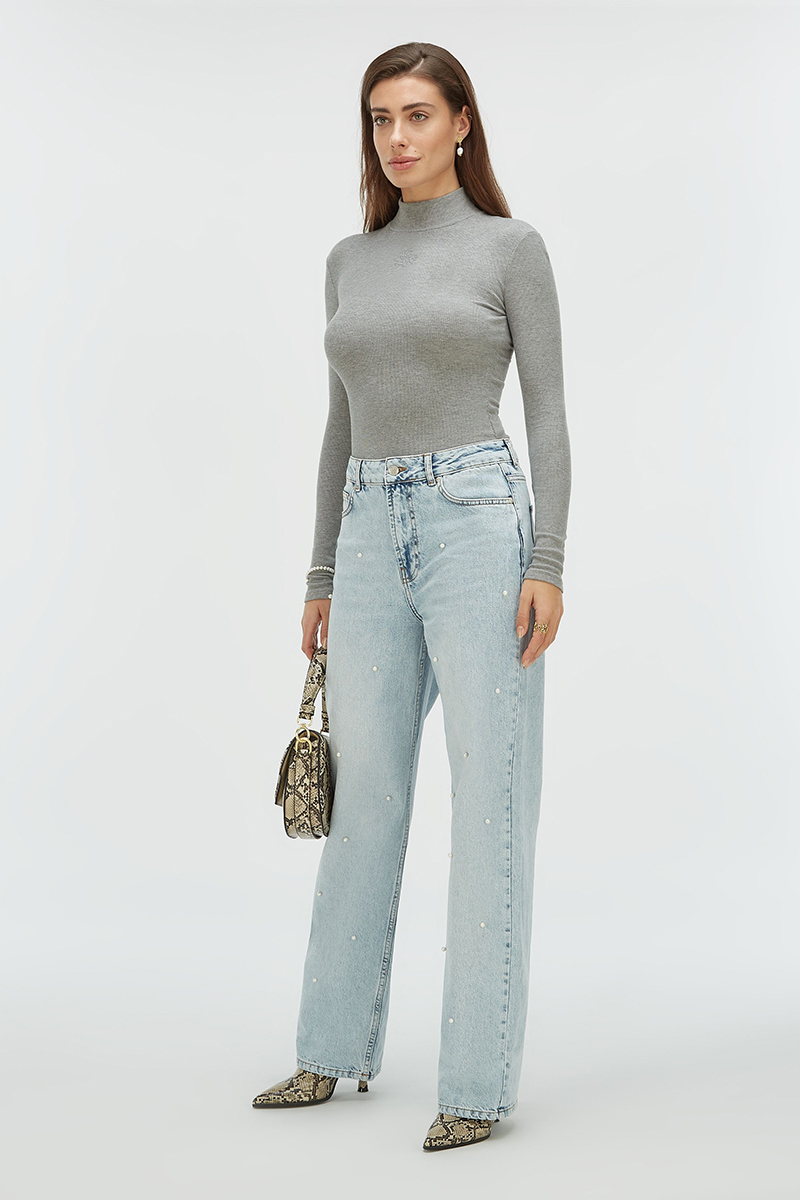 Dames jeans blauw