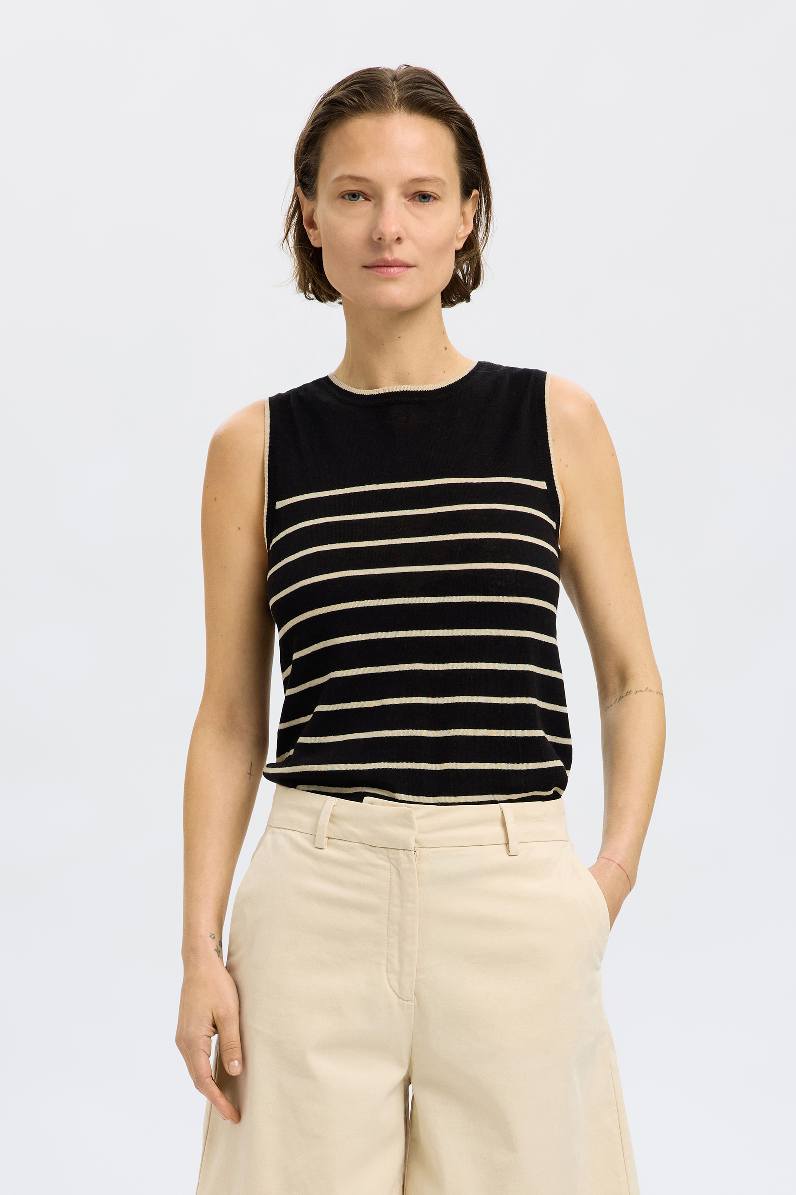 Dames top zwart