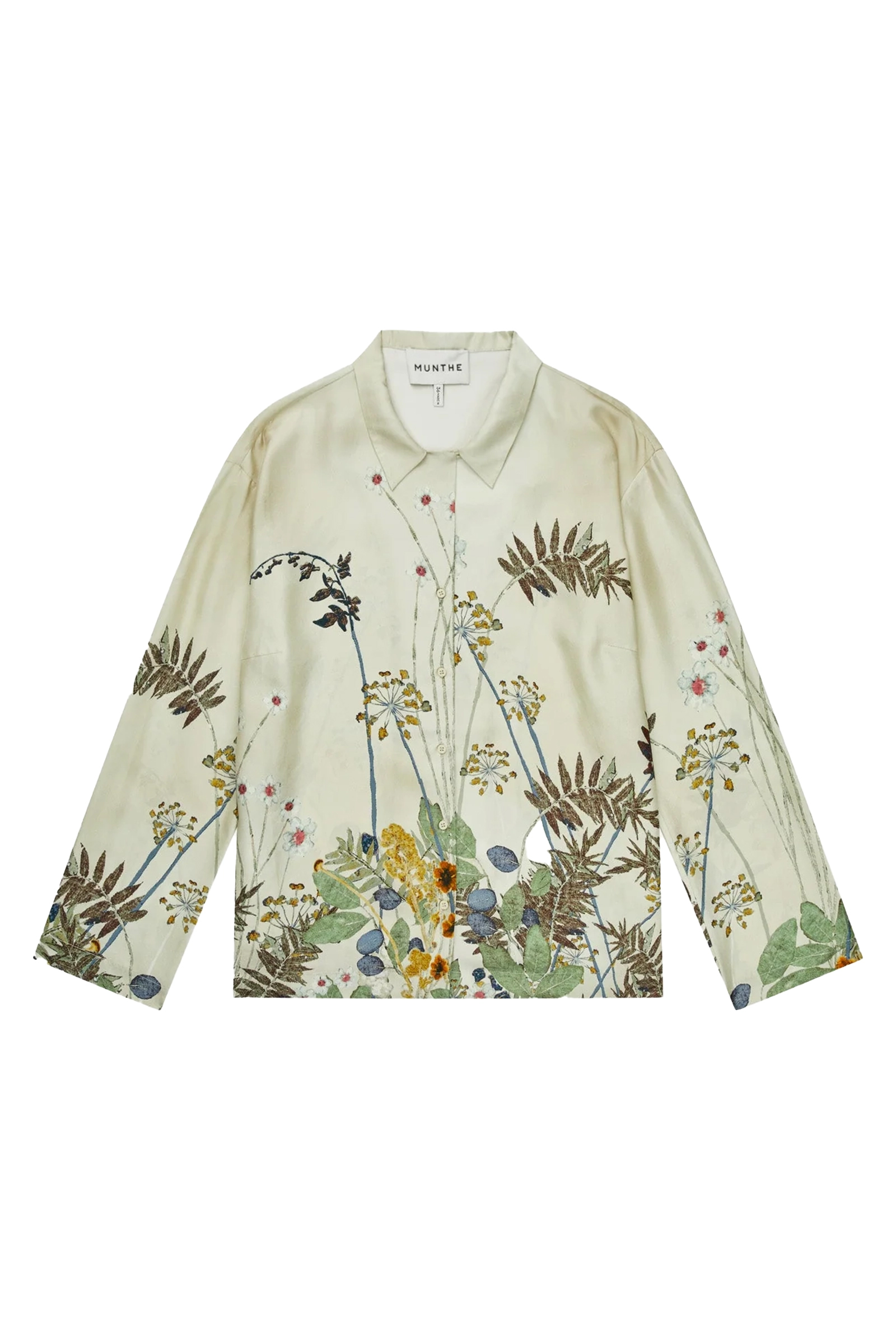 Dames blouse lange mouw groen