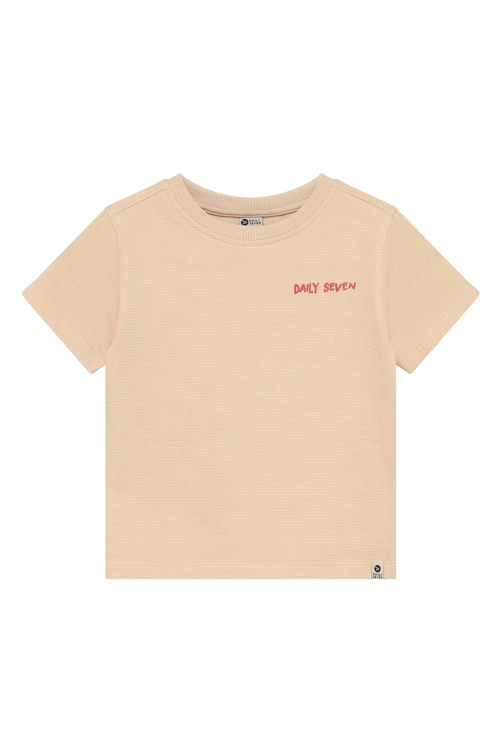 Jongens t-shirt korte mouw bruin