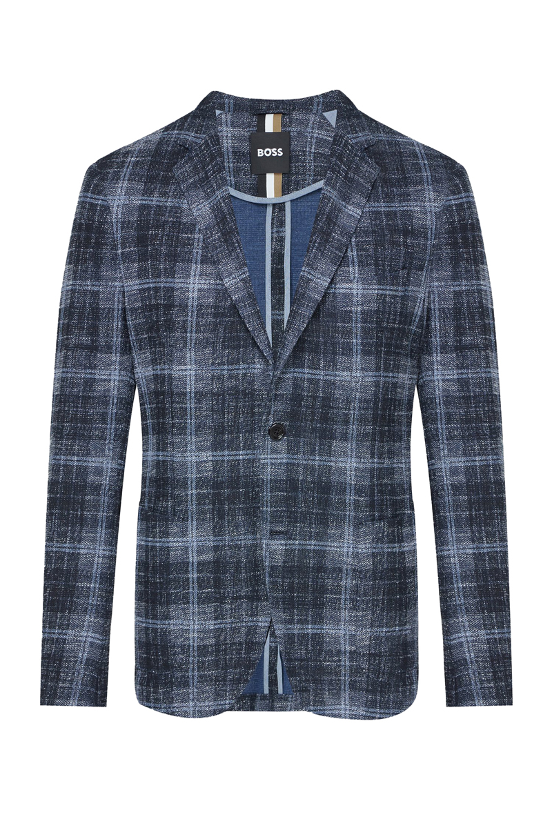 Heren colbert blauw