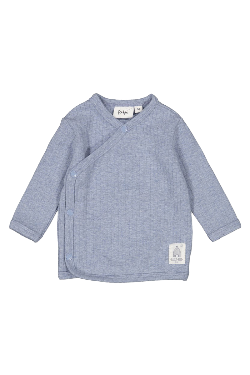 Baby t-shirt lange mouw blauw