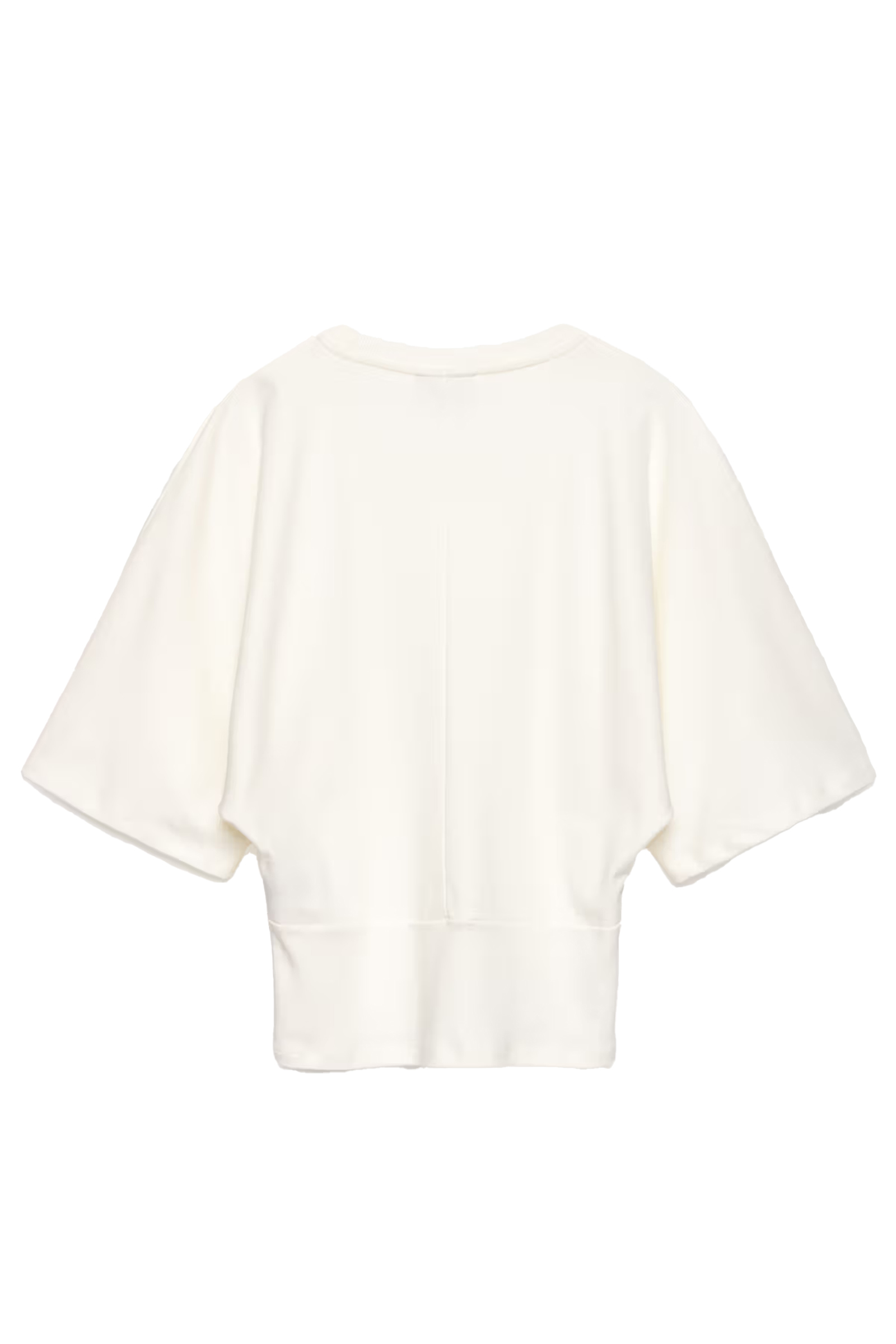 Dames t-shirt korte mouw wit