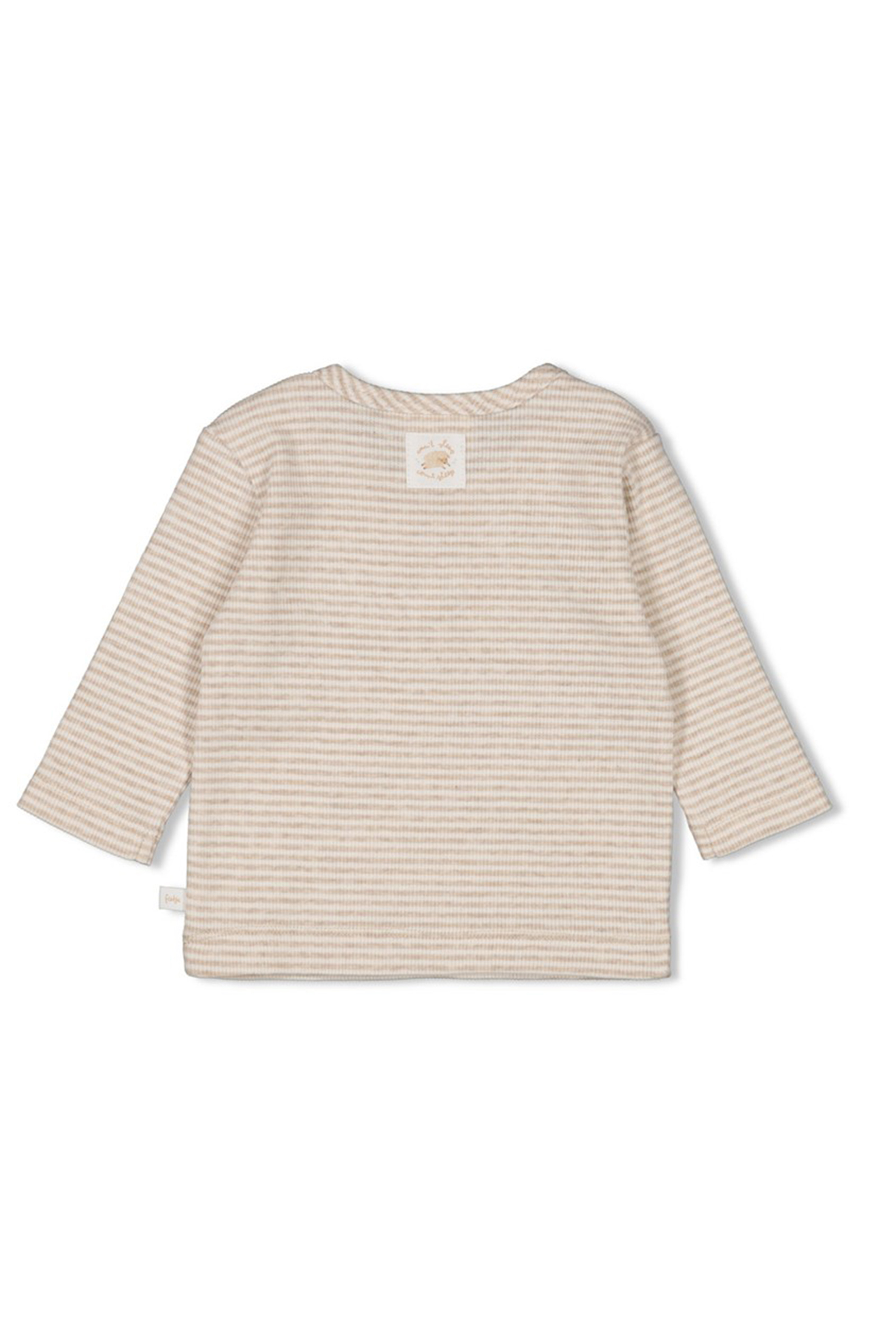 Baby t-shirt lange mouw bruin