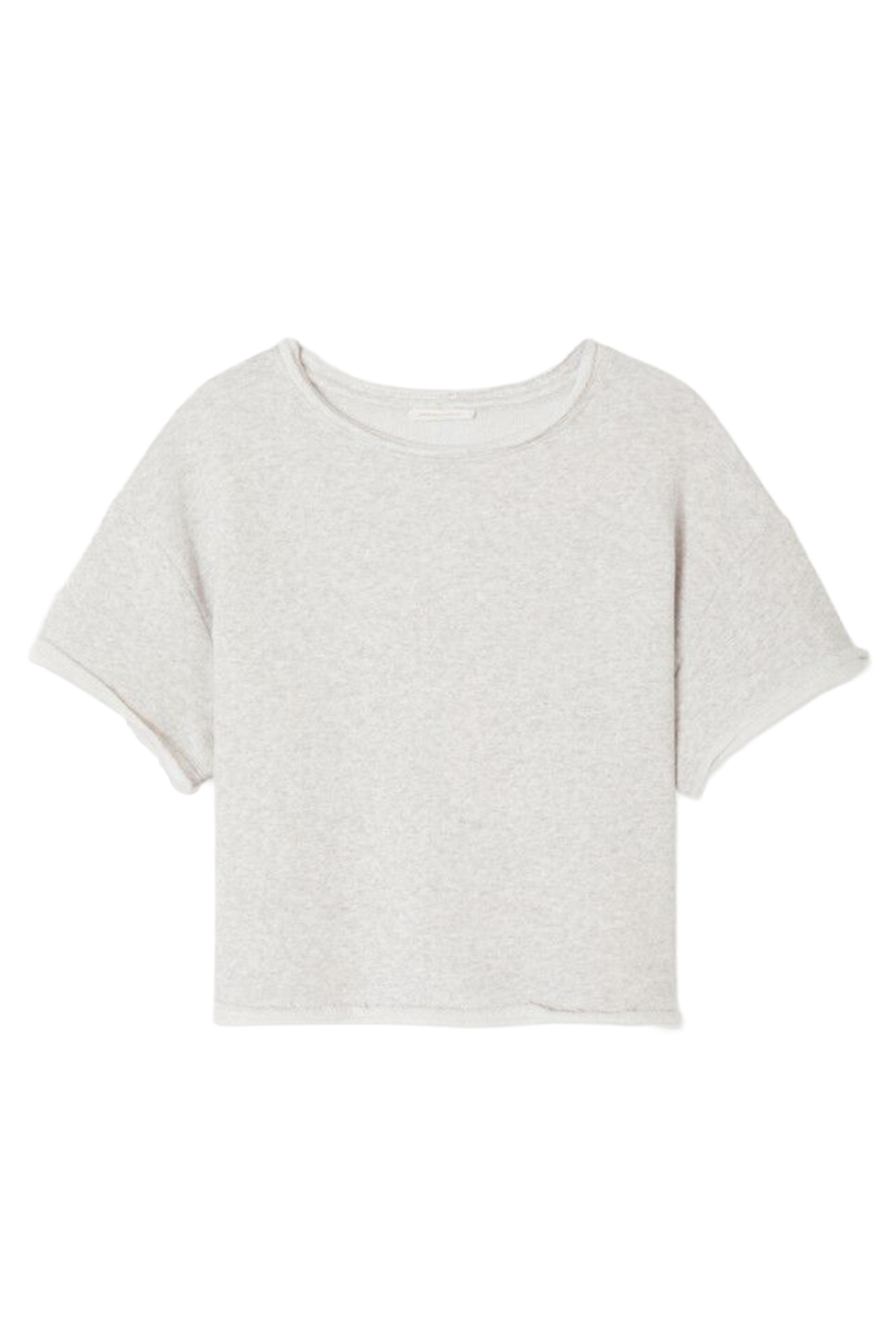 Dames t-shirt korte mouw grijs