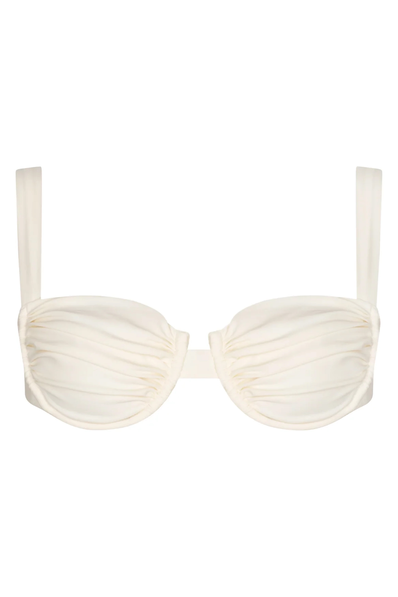 Bad/beach dames bikini top ecru