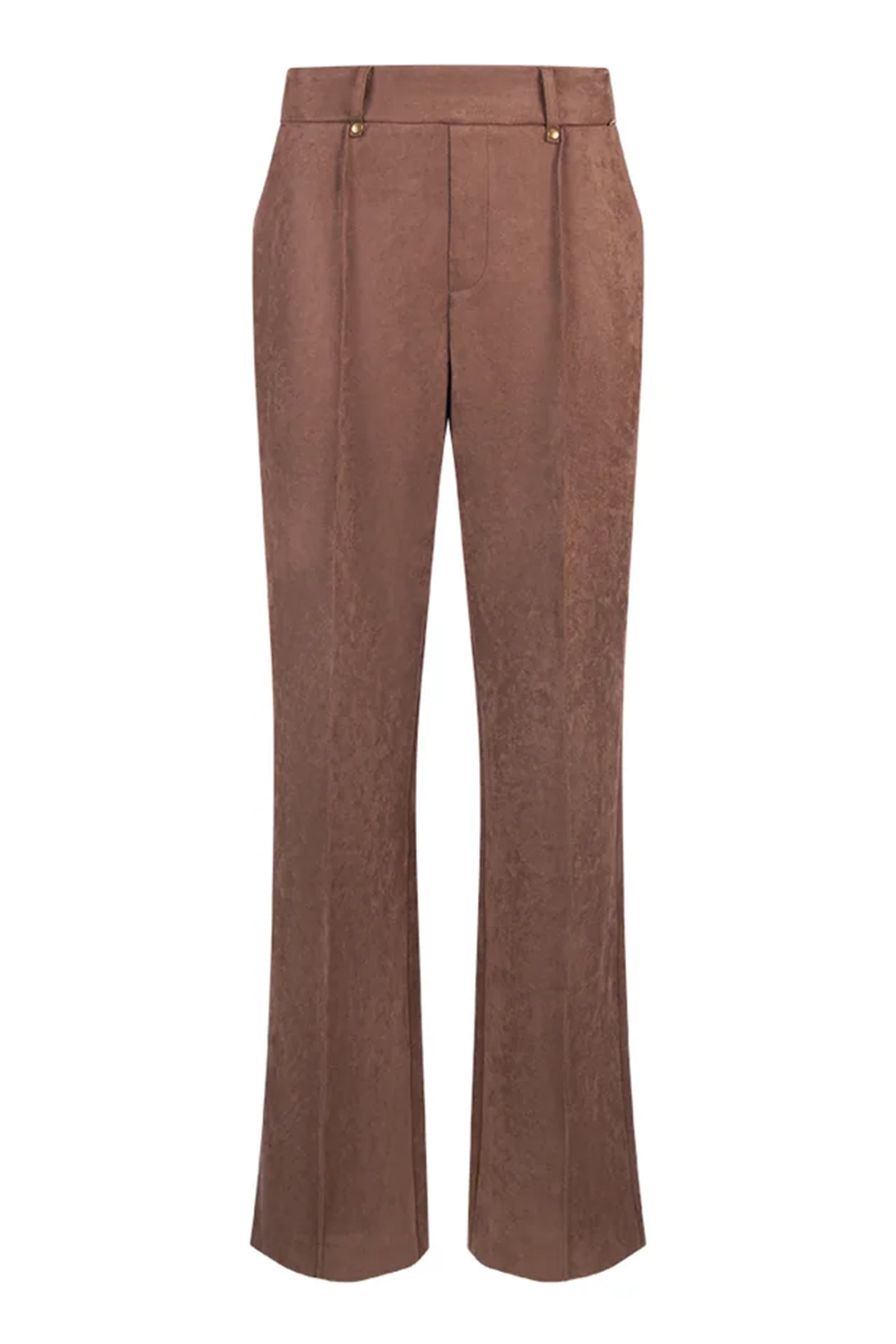Dames broek bruin
