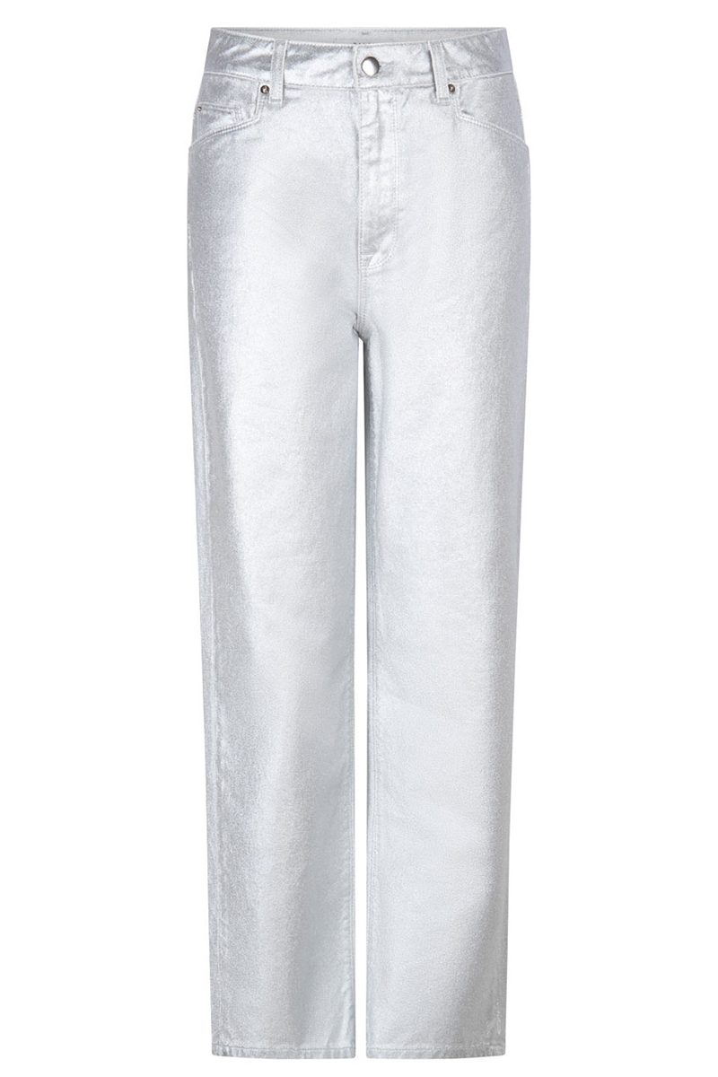 Dames broek zilver