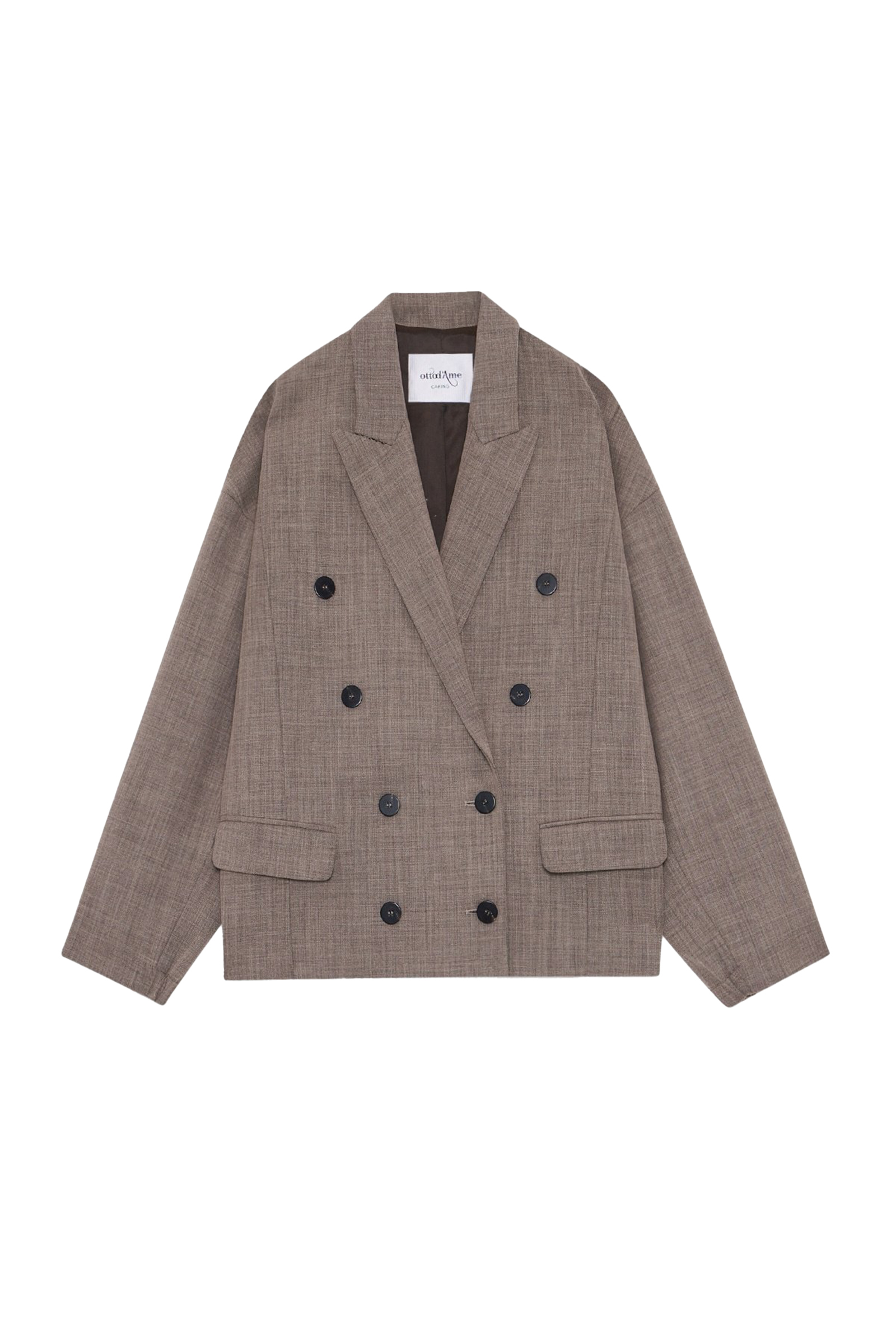 Dames blazer zilver