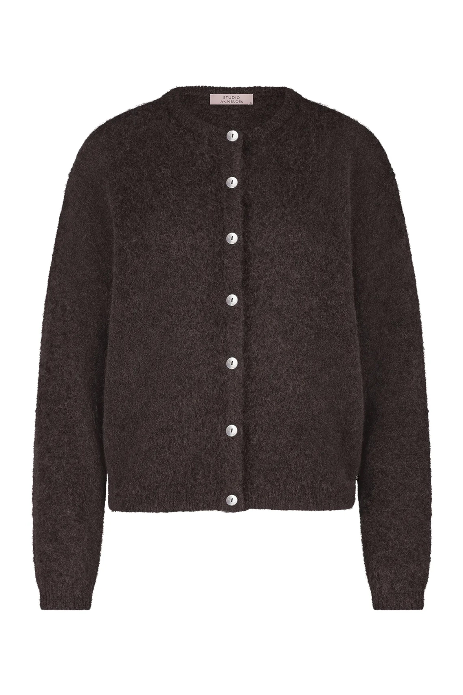 Dames vest bruin