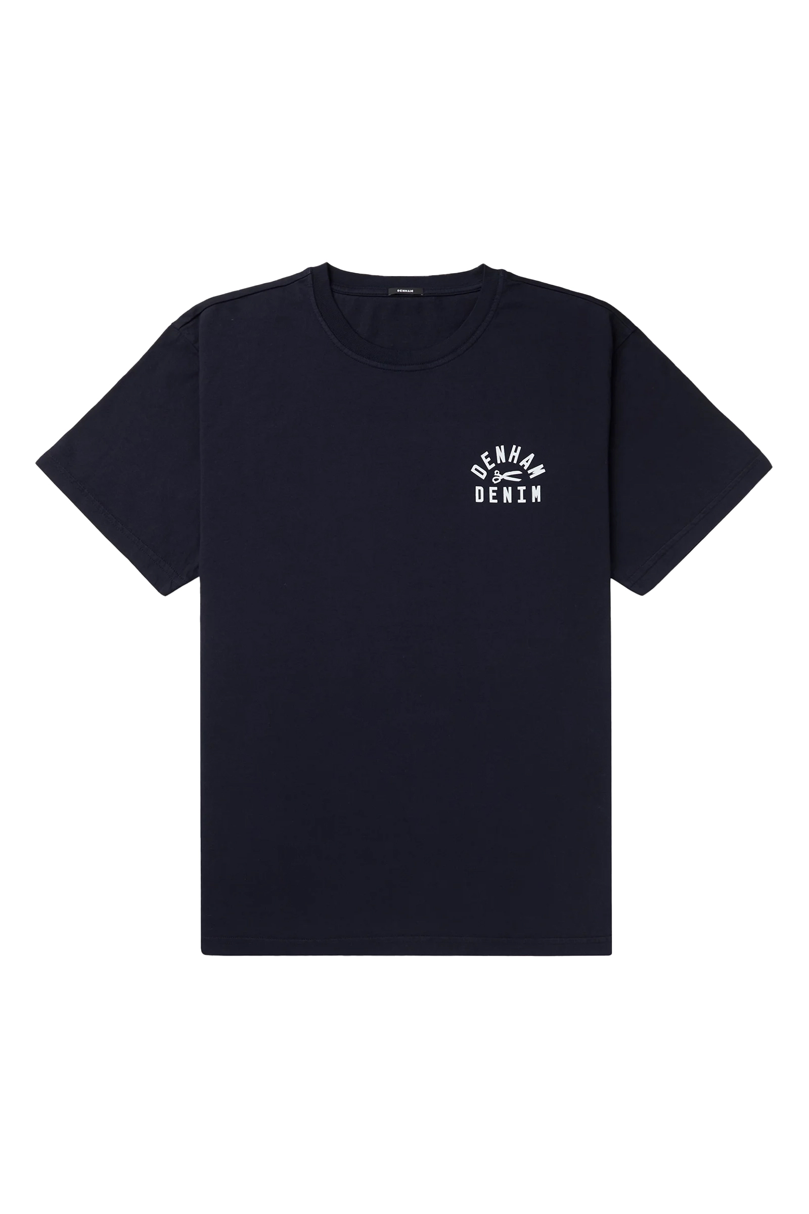 Heren t-shirt kortemouw blauw