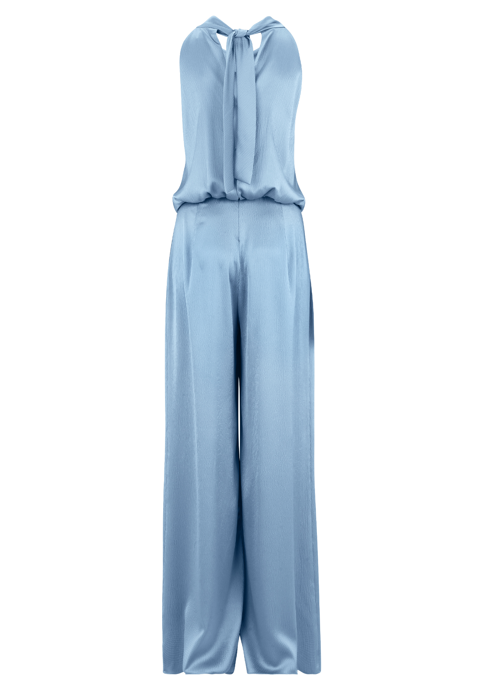 Dames jumpsuit/tuinbroek blauw
