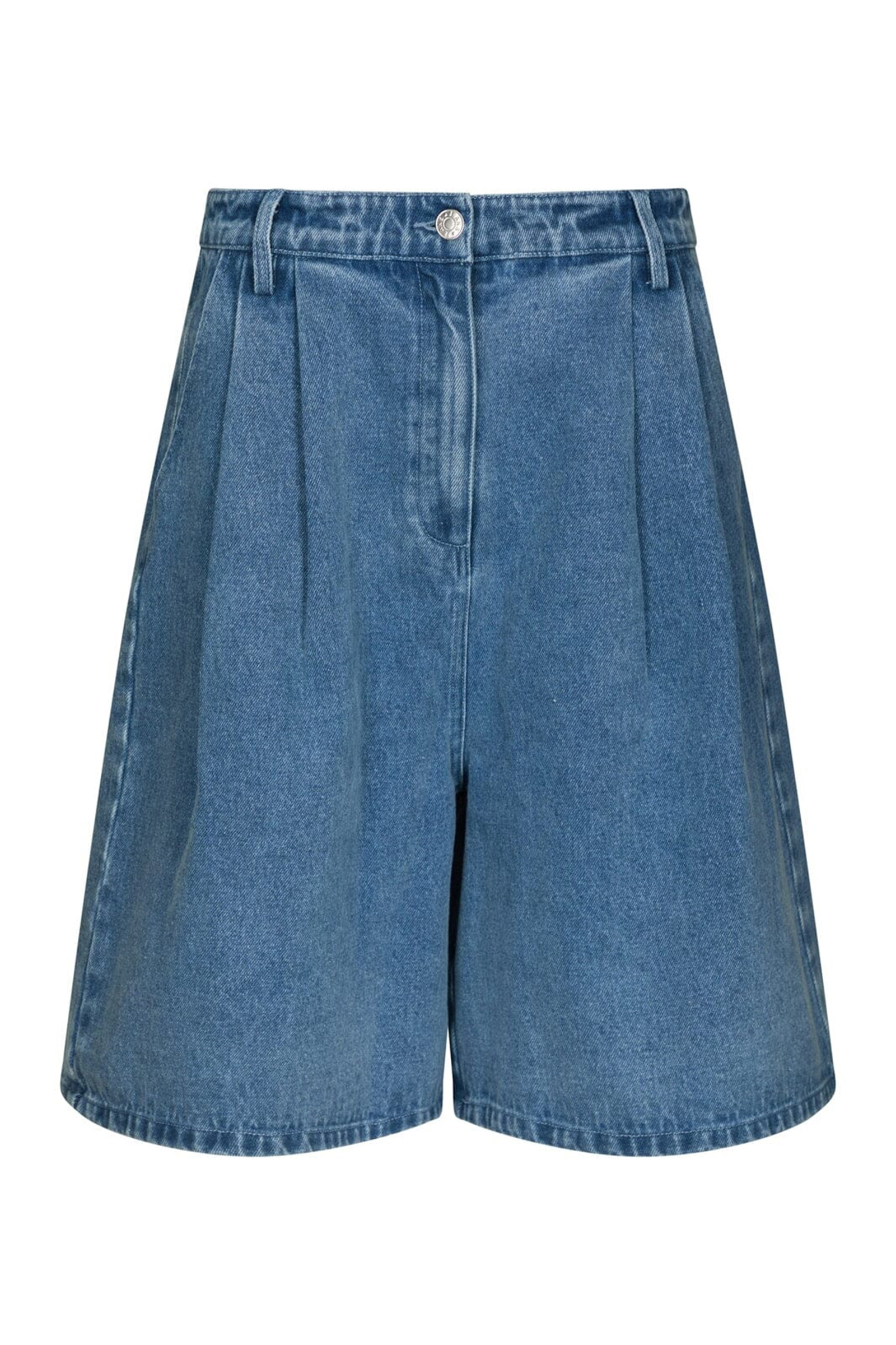 Dames short blauw