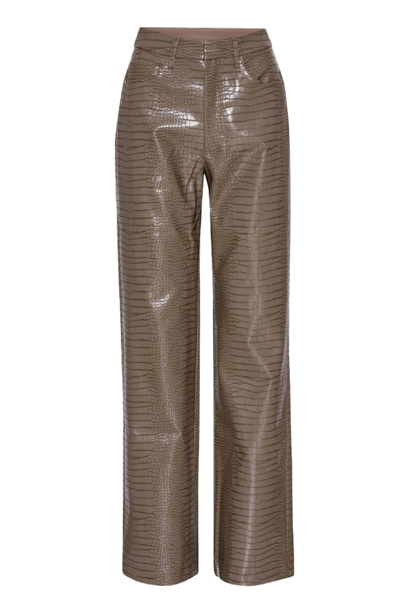 Dames broek bruin