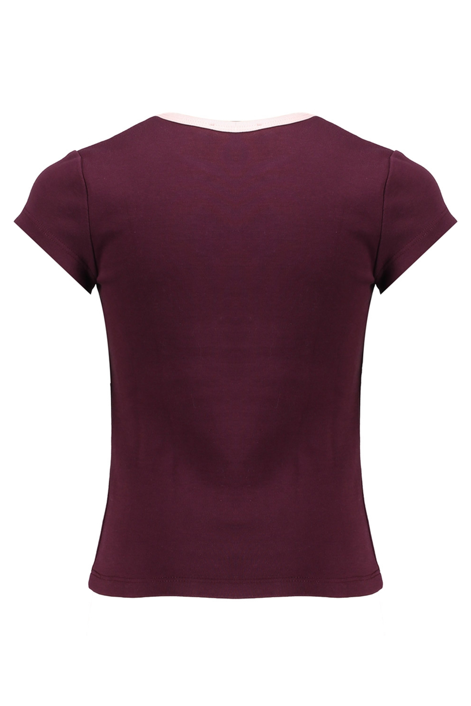 Meisjes t-shirt korte mouw rood