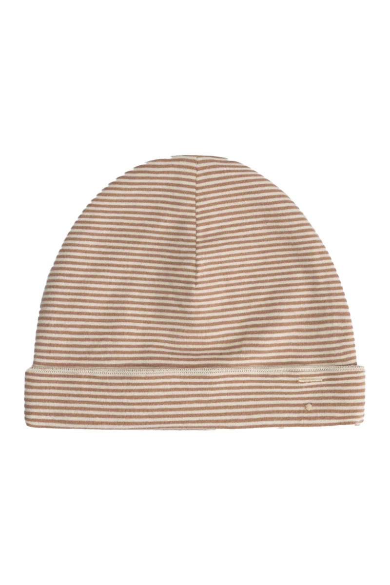 Gray Label baby beanie bruin/beige 1