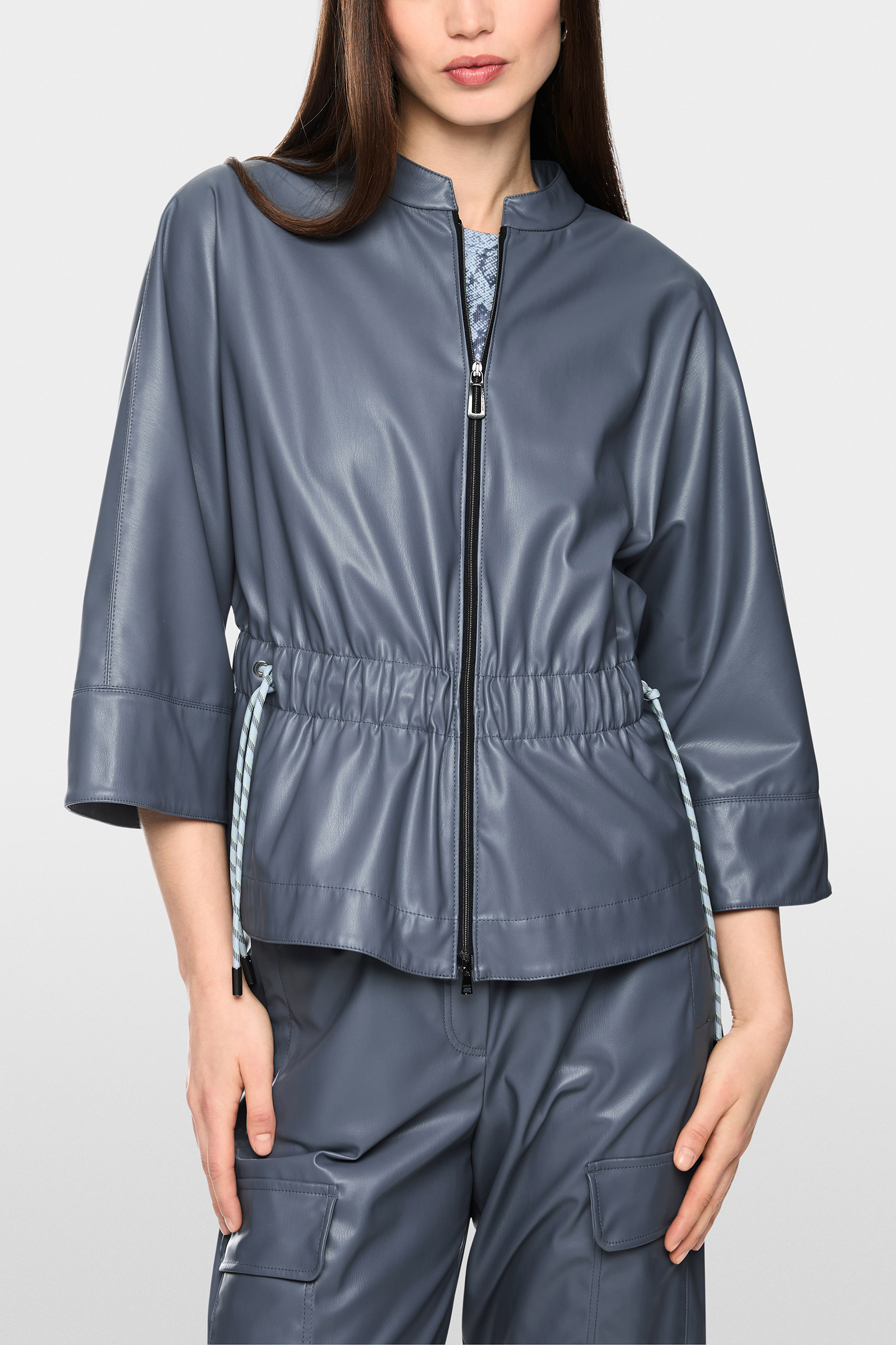 Dames blazer grijs