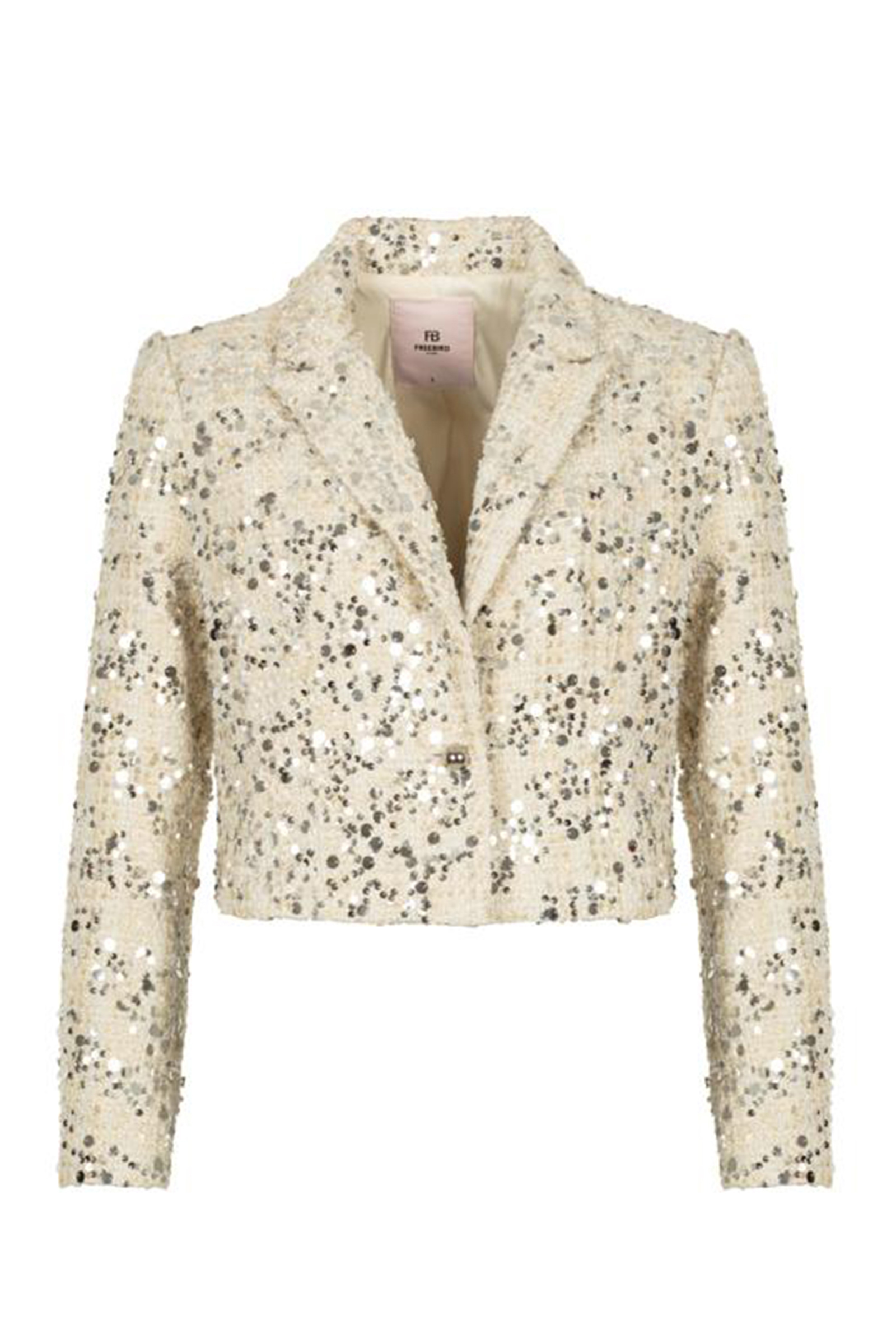 Dames blazer ecru