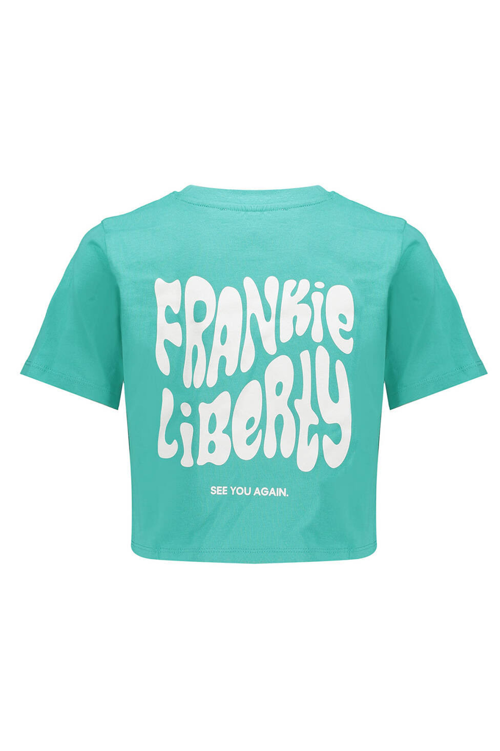 Meisjes t-shirt korte mouw groen