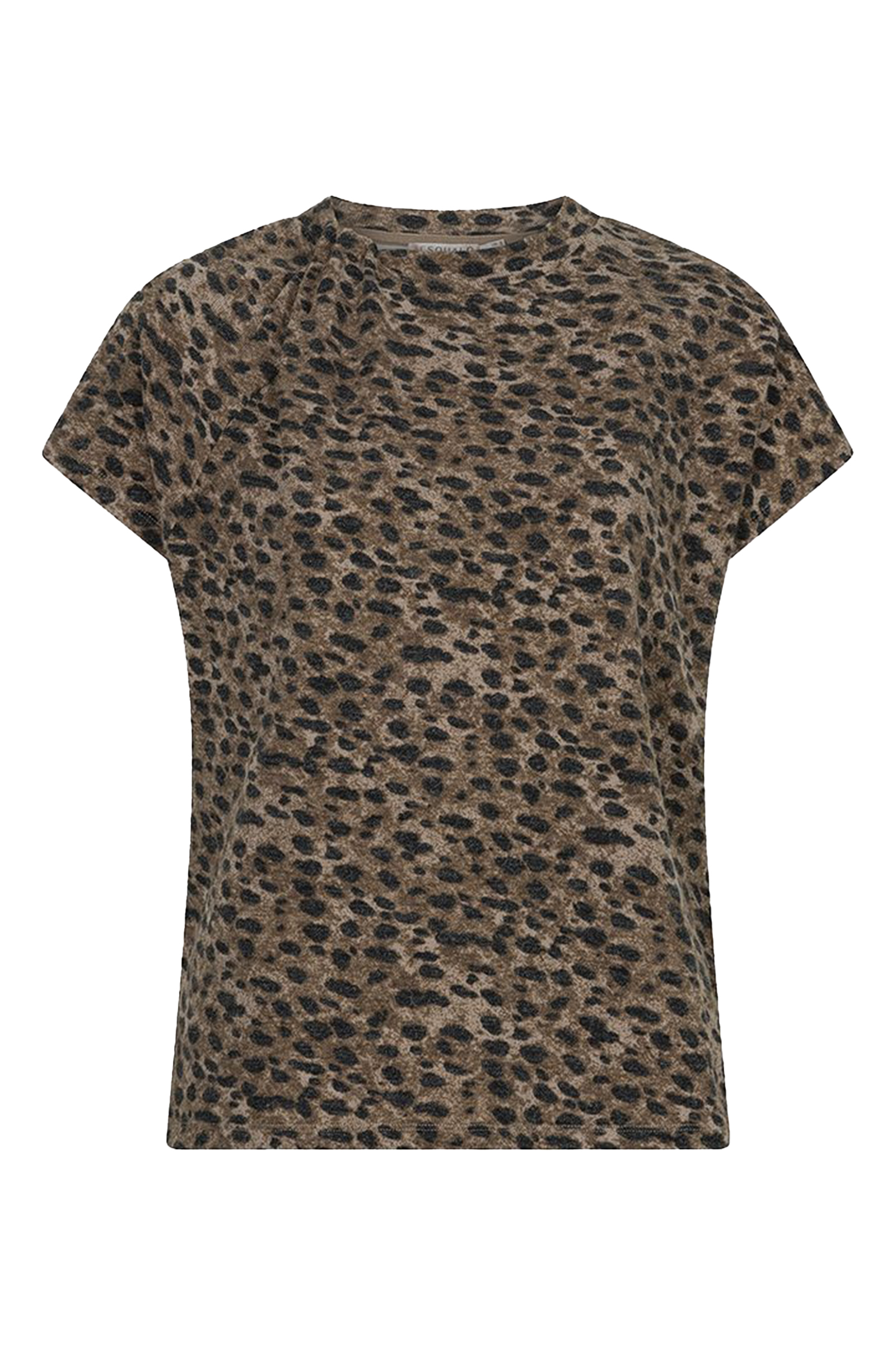 Dames top bruin
