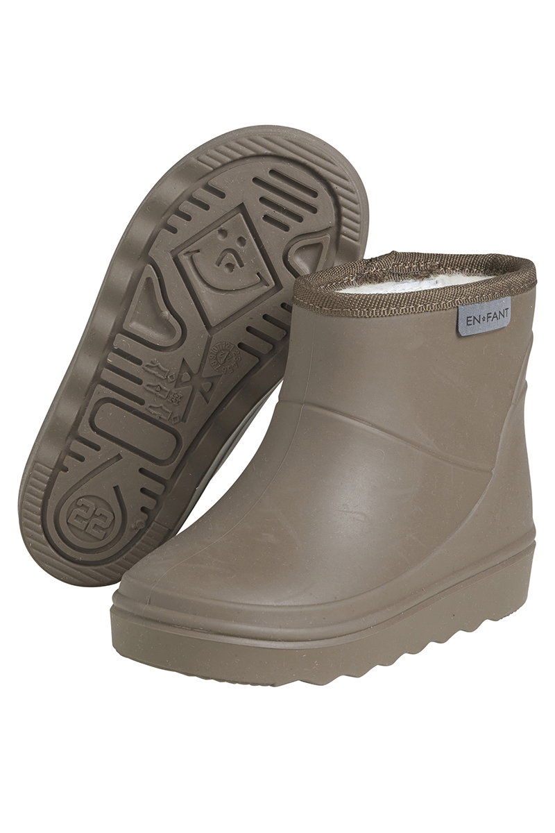 EN FANT thermo boots short solid bruin/beige-1 3