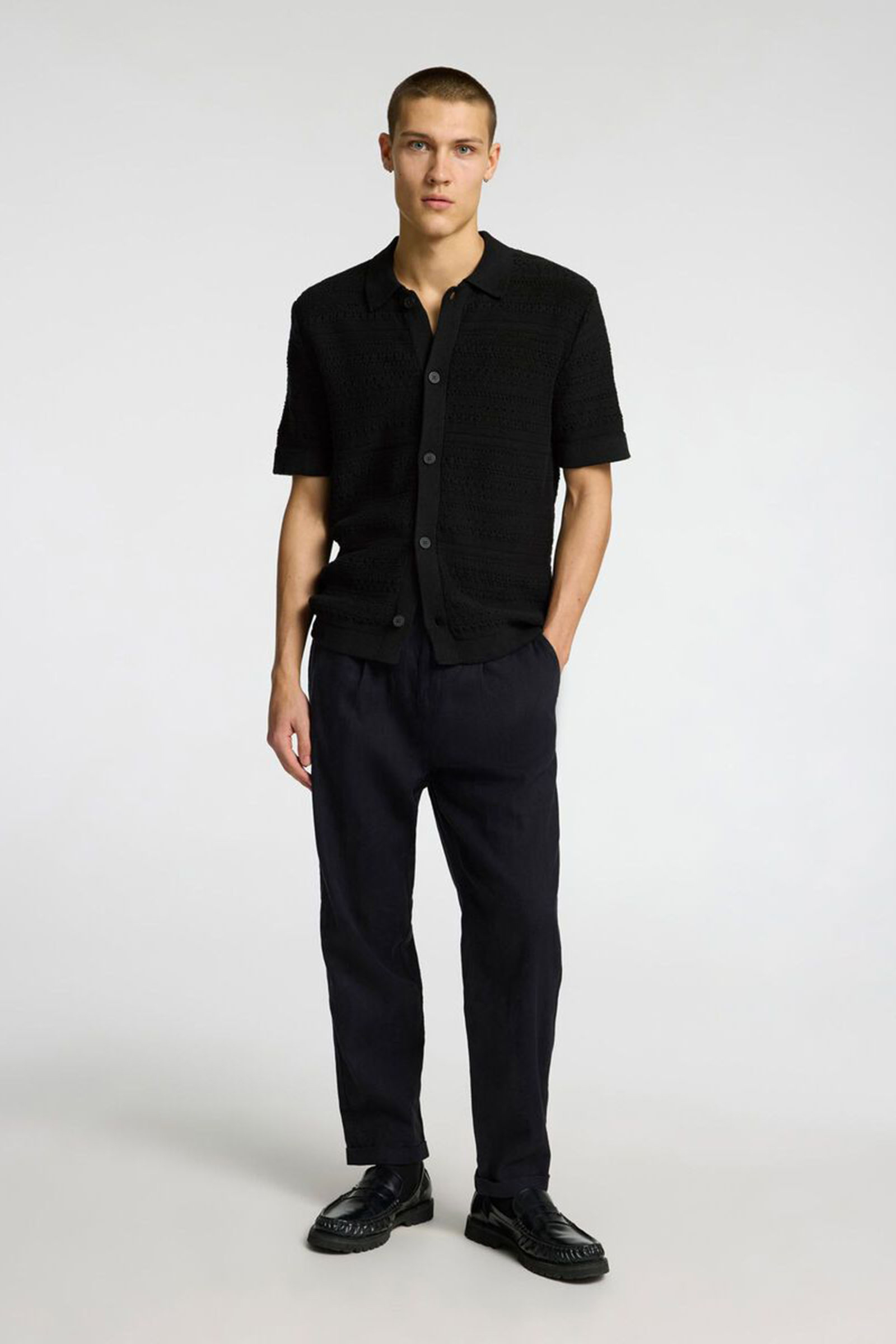 Heren vest zwart