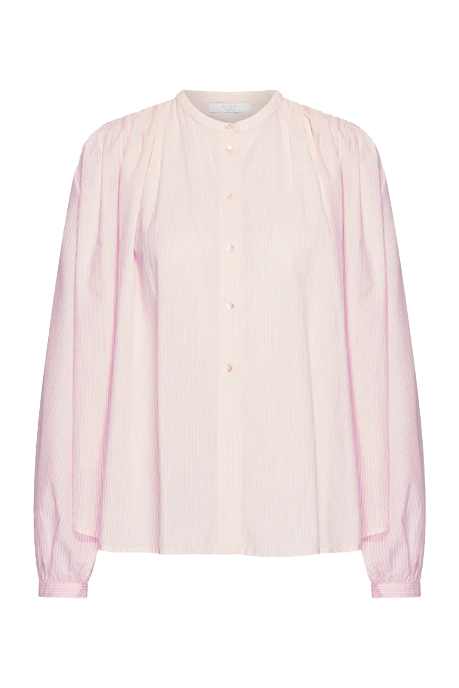 Dames blouse korte mouw rose