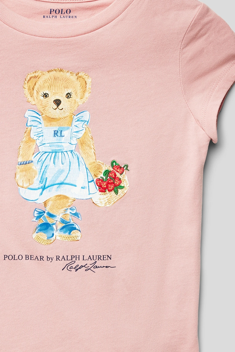 Polo Ralph Lauren Meisjes t-shirt korte mouw Rose-1 2