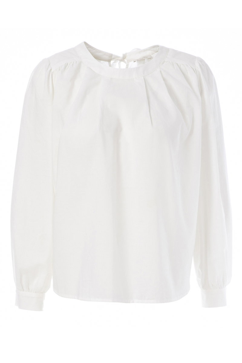JcSophie Carrington blouse Wit-1 1
