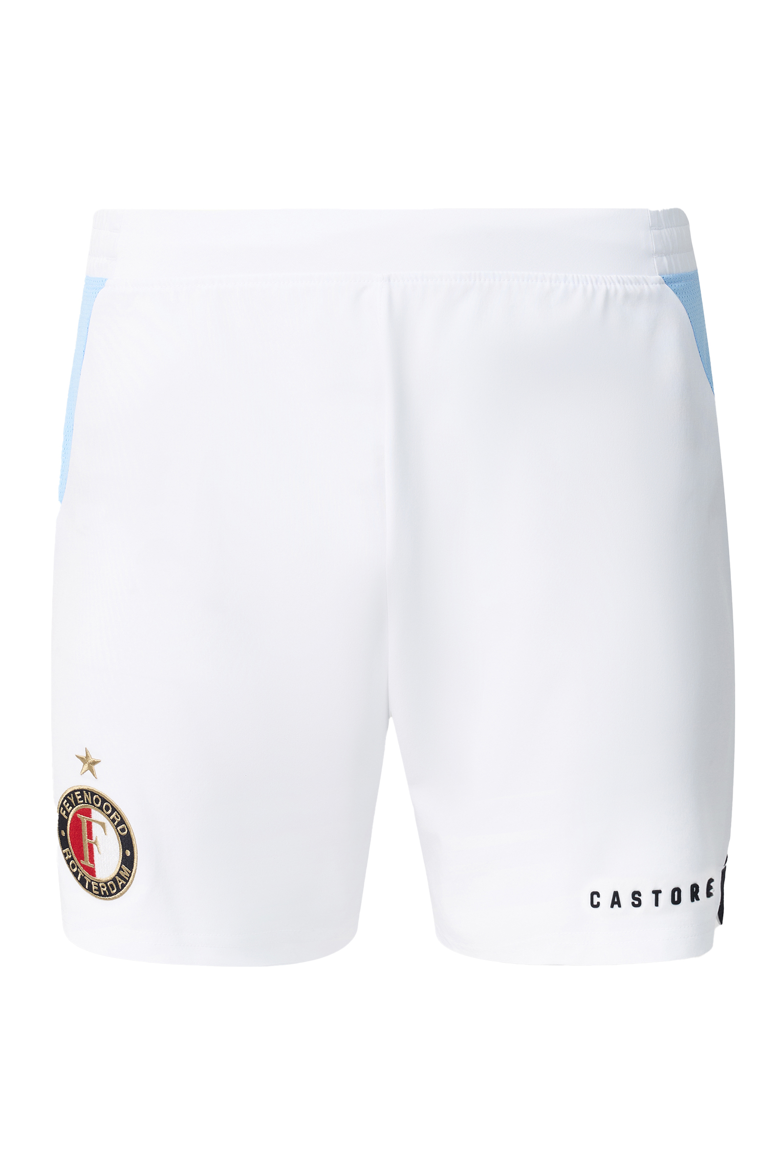Voetbal jongens club short wit