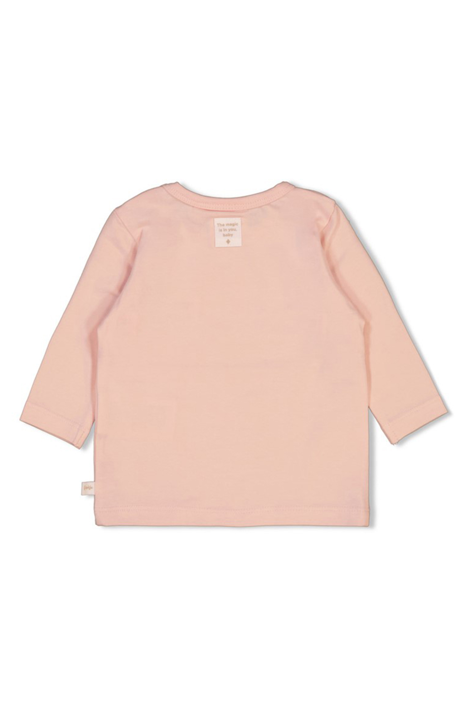 Baby t-shirt lange mouw rose