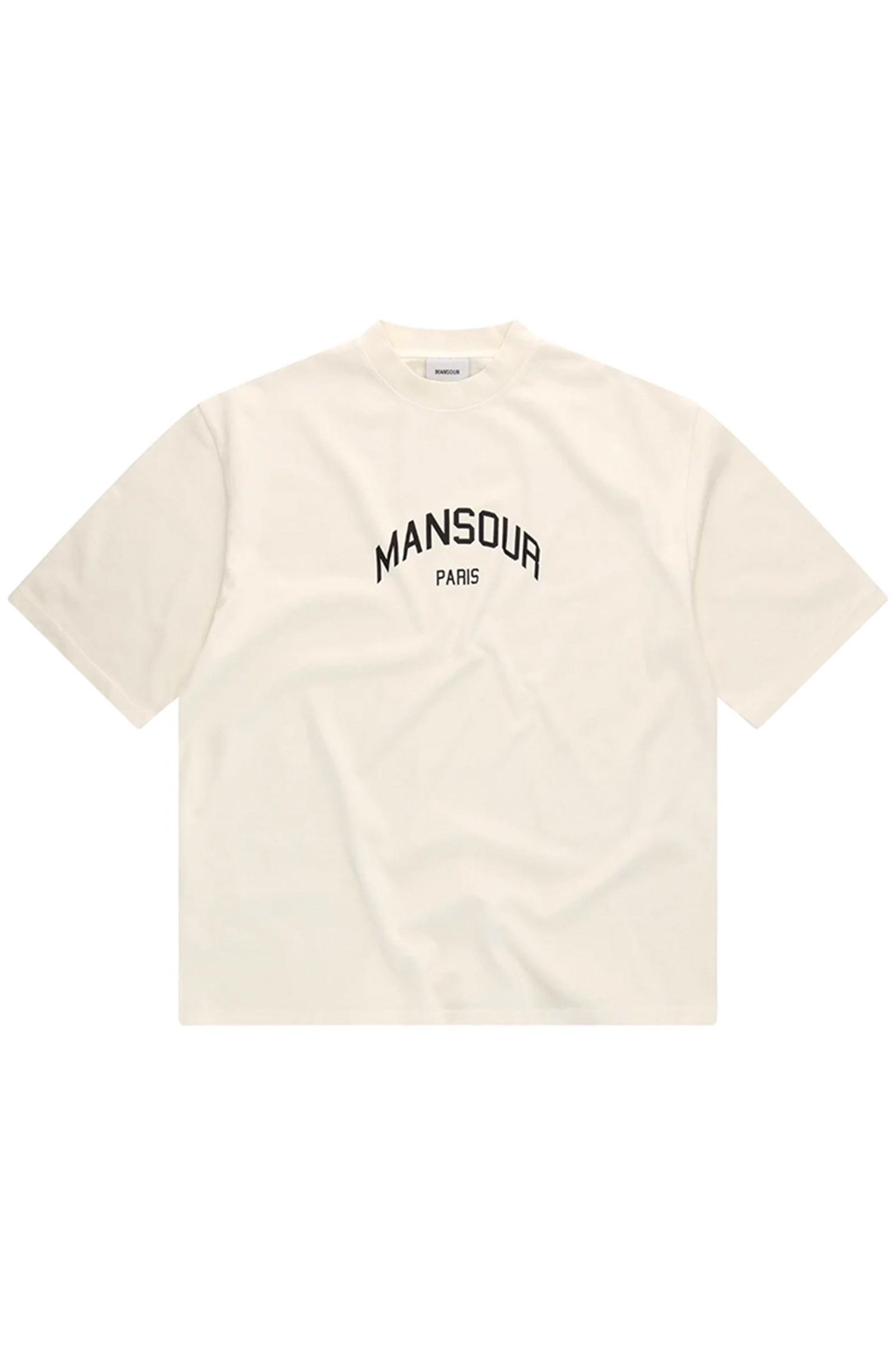 Mansour VARSITY T-SHIRT Wit 1