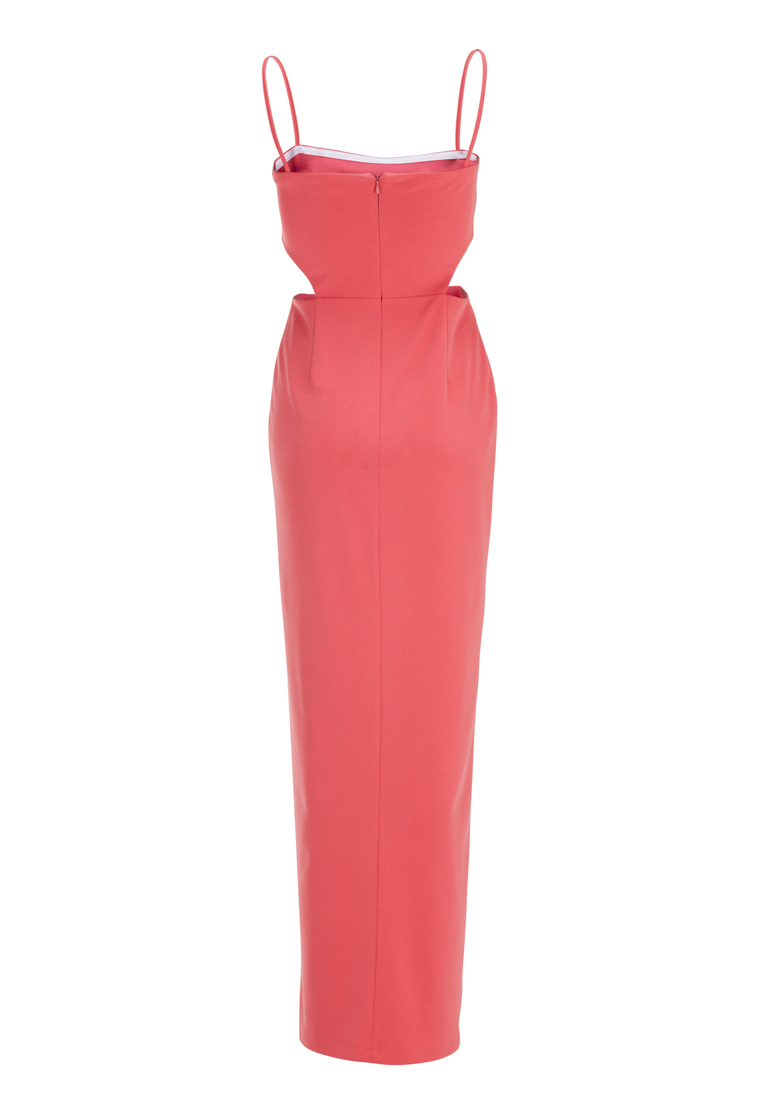 Swing Langes Cut-out-Kleid mit Beinschlit melon pink 2