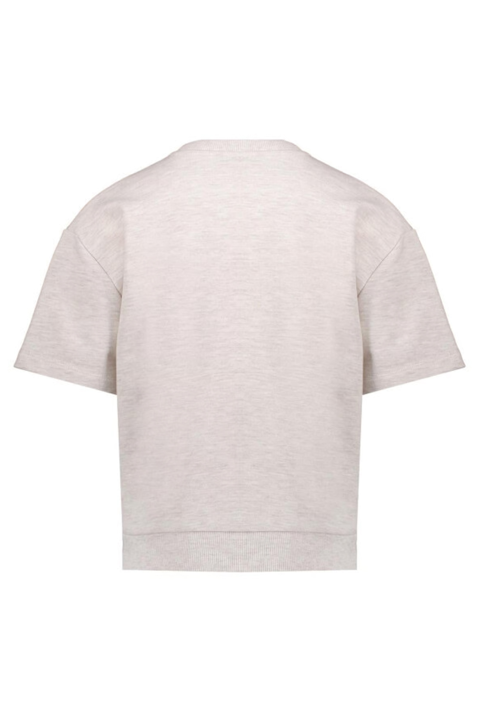 Meisjes t-shirt korte mouw bruin