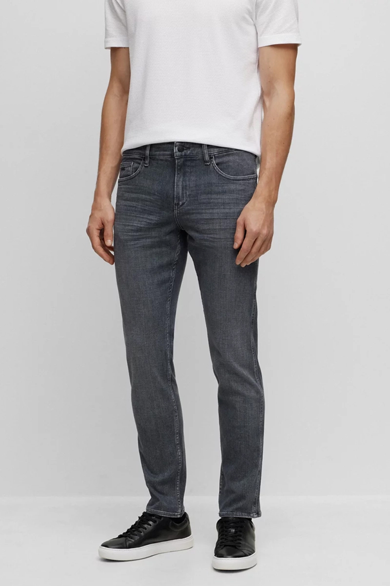 Heren jeans grijs