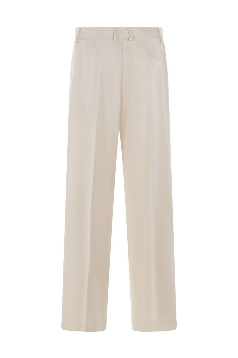Dames broek ecru