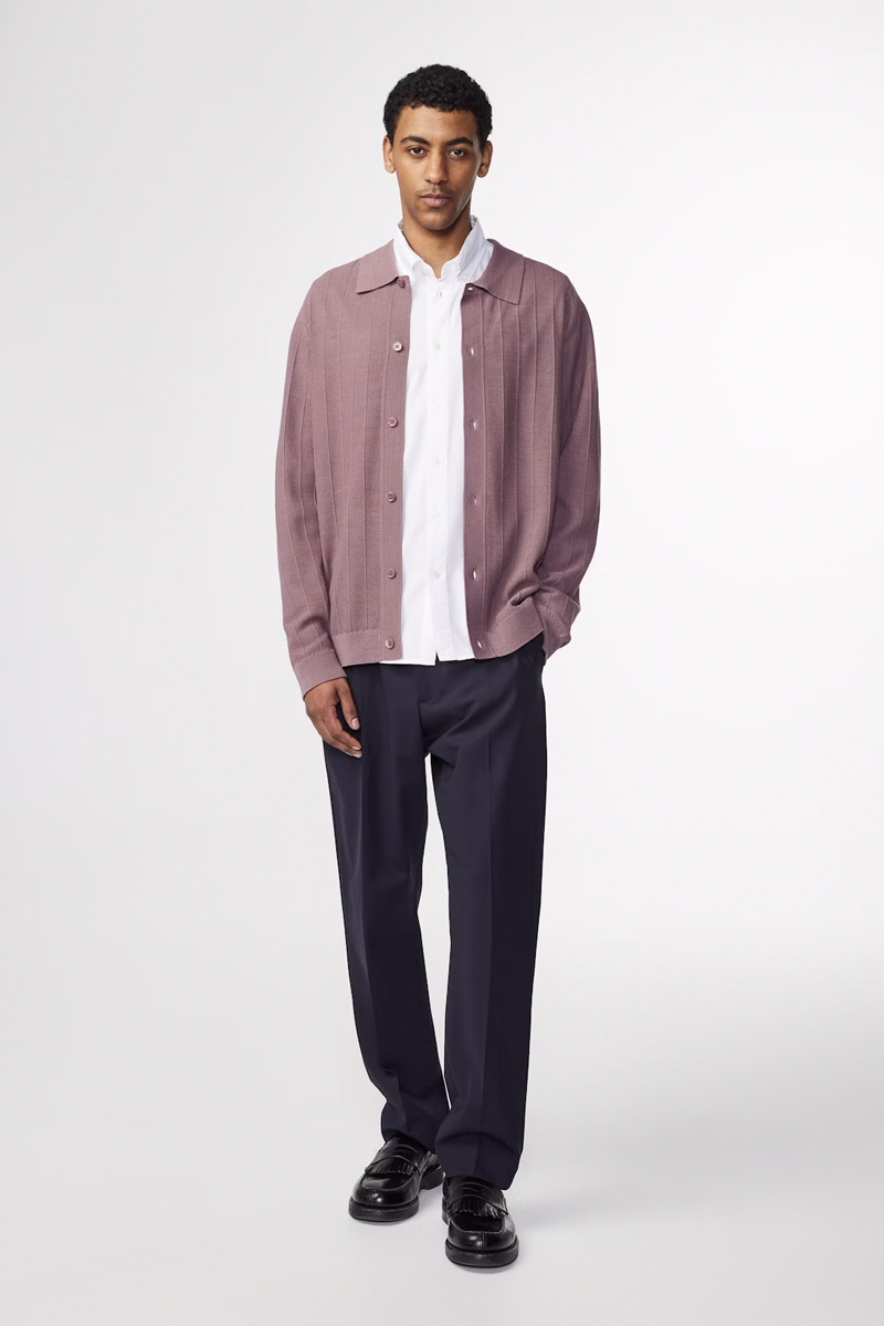 Heren vest rose