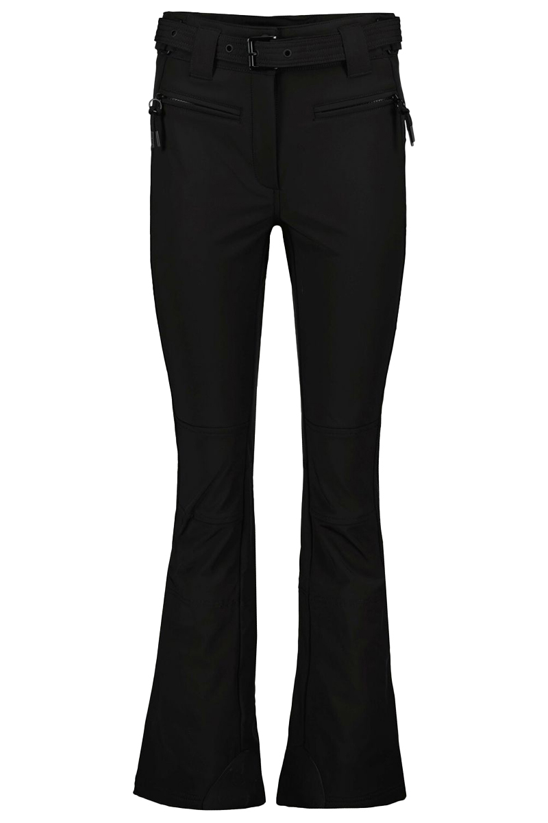 Wintersport dames strechbroek zwart