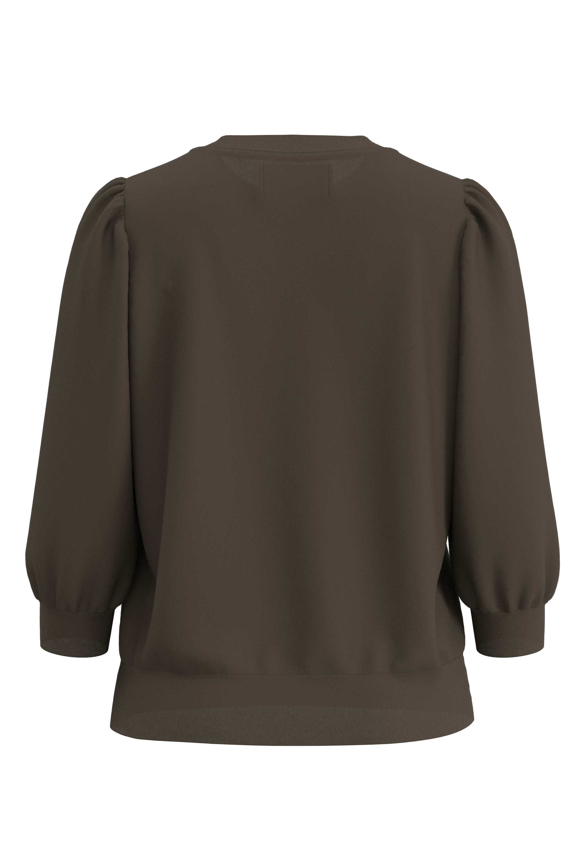 Dames blouse lange mouw grijs