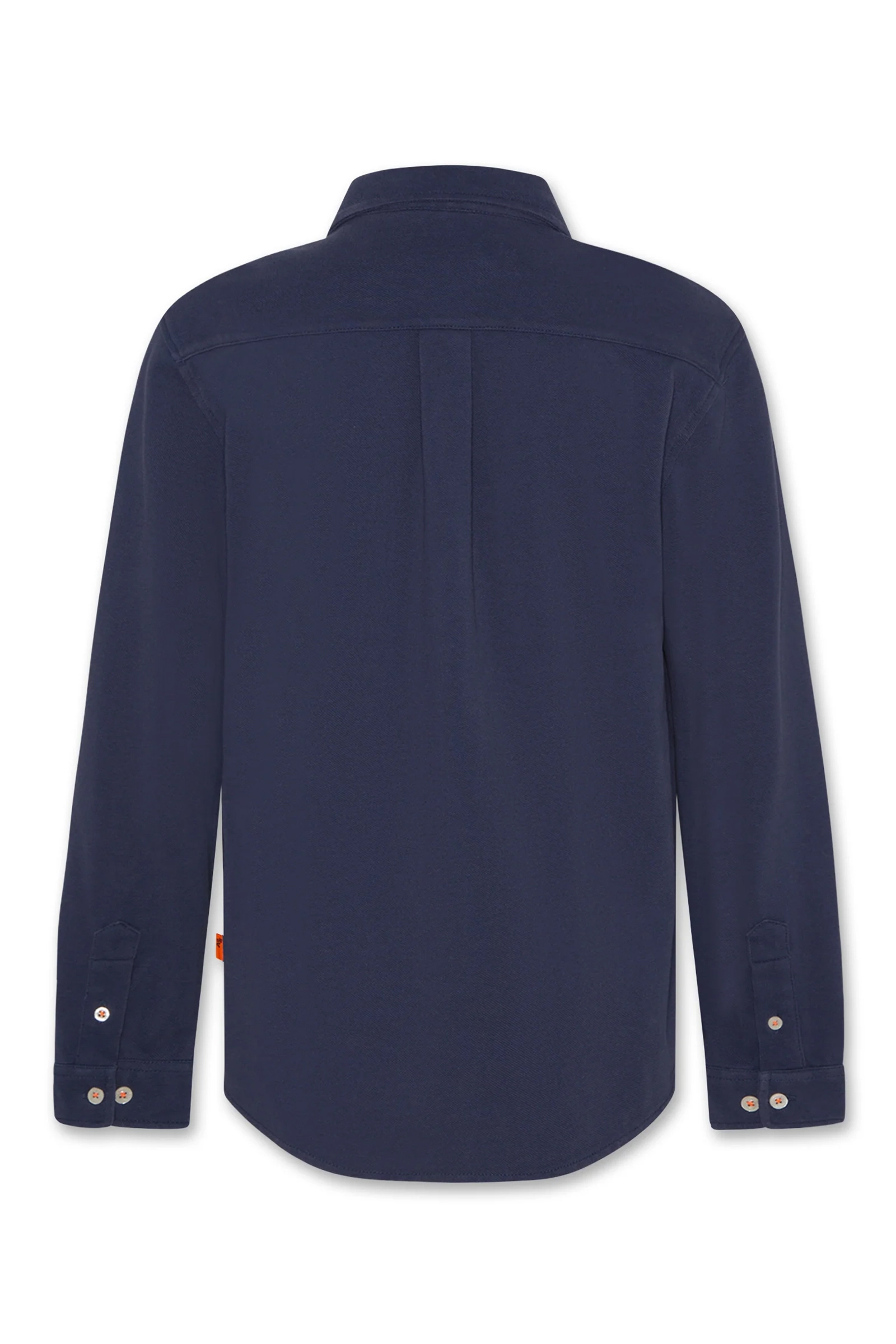 Jongens overhemd lange mouw blauw