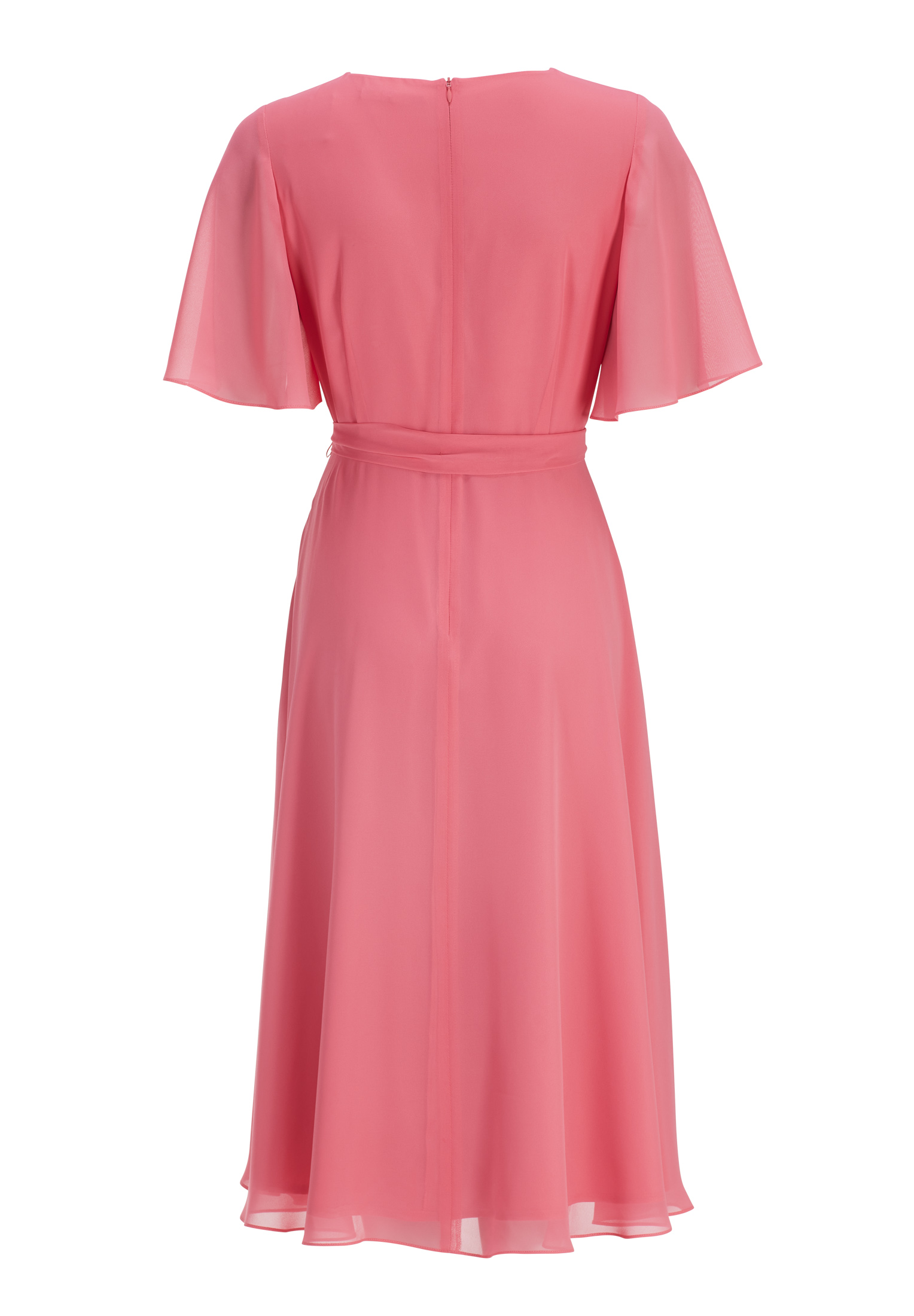 Swing Vokuhila-Kleid aus nachhaltigem Chi melon pink 2