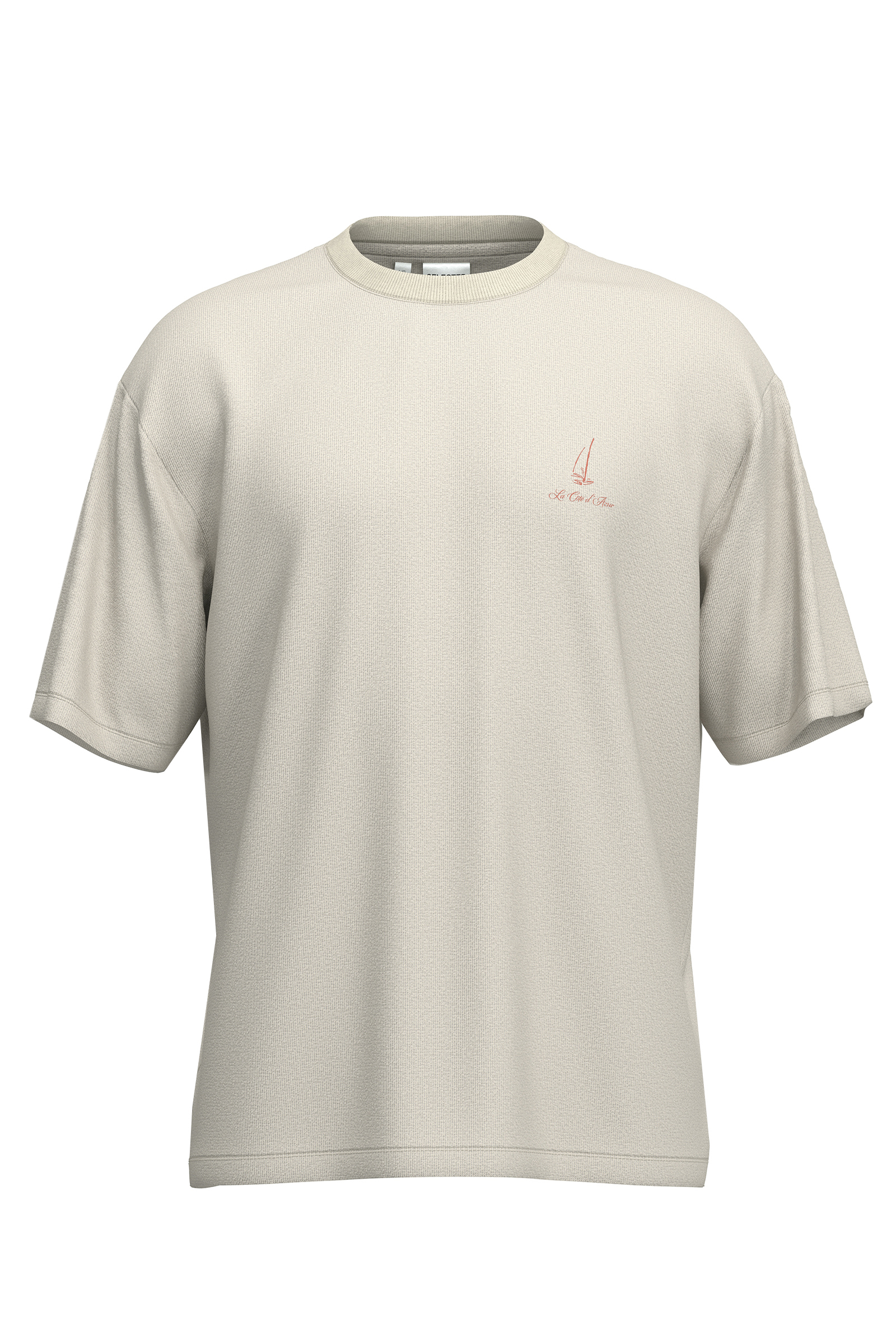Heren t-shirt kortemouw bruin